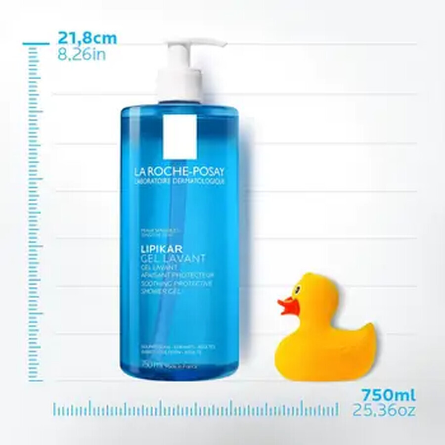 La Roche-Posay Lipikar Lifting Gel Wash for Sensitive Skin, 750 ml, 