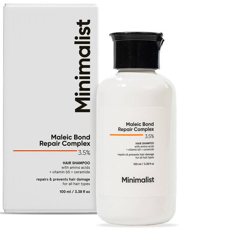 Reparaturshampoo für geschädigtes Haar Maleinsäure-Bond-Reparaturkomplex 3,5%, 250 ml, Minimalist