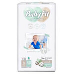 Pannolini Bio Jumbo Maxi, n. 4, 7-18 Kg, 60 pezzi, Babyfit