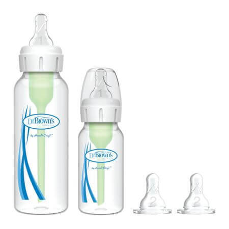 Set di biberon Ingust Options Plus, Ministarter, Dr. Browns