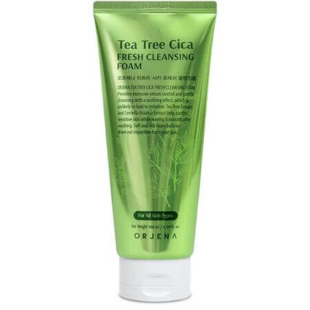 Tea Tree Cica Fresh Schiuma detergente, 180 ml, Orjena