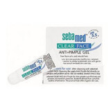 Anti-acne dermatologische gel voor de behandeling van puistjes Clear Face, 10 ml, sebamed