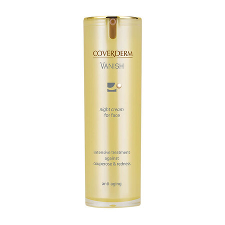 Crema da sera contro la couperose e la rosacea, 30 ml, Coverderm