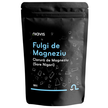 Fulgi de magneziu pentru baie, 500 g, Niavis