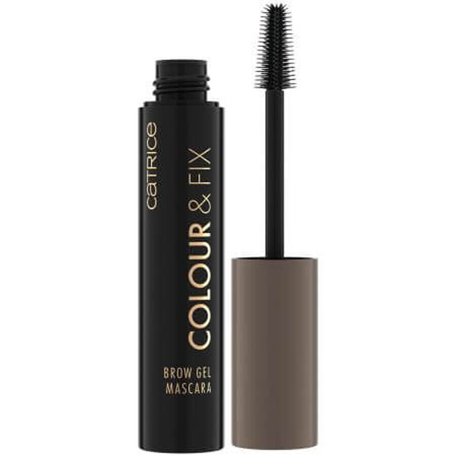 Mascara voor wenkbrauwen Brow Gel Mascara 030 Donkerbruin Colour&amp;Fix, 5 ml, Catrice