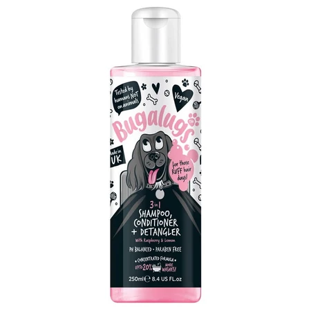 Szampon 3 w 1 z maliną dla psów Bugalugs, 250 ml, Lakeland Cosmetics: ceny i cechy