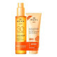 Set Bruiningsolie met zonbescherming SPF30 voor gezicht en lichaam, 150 ml + Lotion na blootstelling aan de zon, 100 ml, Sun, Nuxe