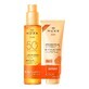 Set Bruiningsolie met zonbescherming SPF50 voor gezicht en lichaam, 150 ml + Lotion na blootstelling aan de zon, 100 ml, Sun, Nuxe