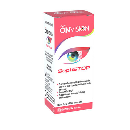 Onvision Septistop smerende oogheelkundige oplossing, 10 ml, Sun Wave Pharma