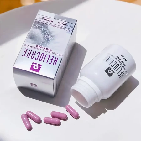 Heliocare Purewhite Radiance complemento alimenticio para la piel, 240 mg, 60 cápsulas, Cantabria