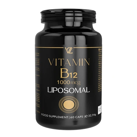Liposomale vitamine B12, 60 plantaardige capsules, Vio Nutri Lab