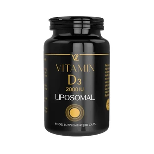 Liposomale vitamine D3, 2000 IE, 30 plantaardige capsules, Vio Nutri Lab