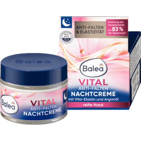 Crema notte antirughe Balea, 50 ml