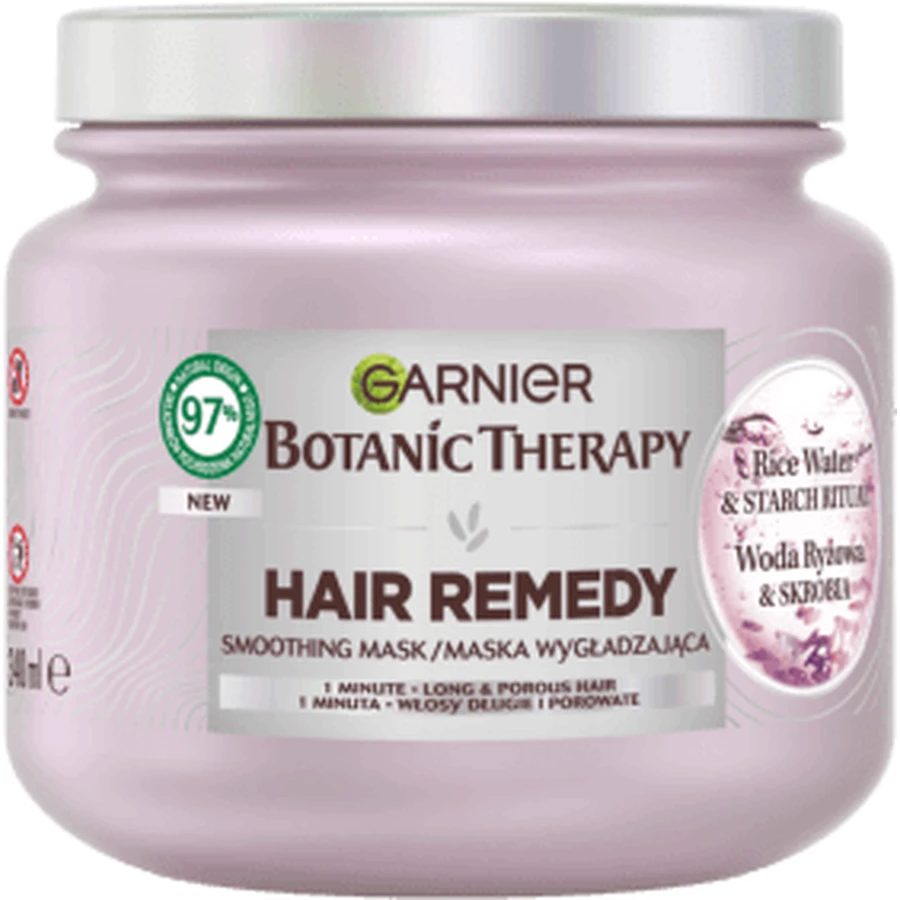 Botanic Therapy Masker voor lang haar Rijstwater, 340 ml
