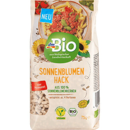 DmBio Gehackte Sonnenblumenkerne, 75 g