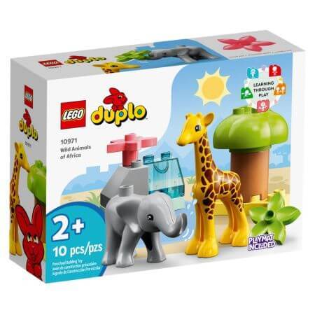 Wilde dieren van Afrika Lego Duplo, +2 jaar, 10971, Lego