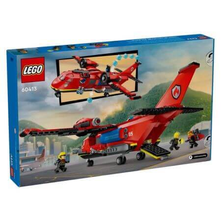 Feuerflugzeug, +6 Jahre, 60413, Lego City