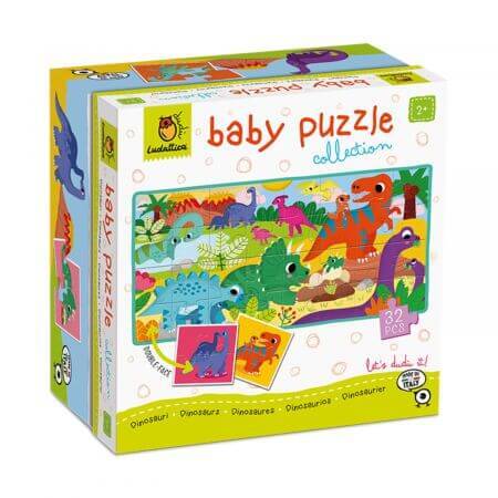 Baby Puzzle Dinosauri, +2 anni, Ludattica