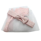 Baby crib canopy, 150x450 cm, Pink with Butterflies, Baltic Bebe