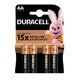 AA 15X Extra Life batterijen, 4 stuks, Duracell