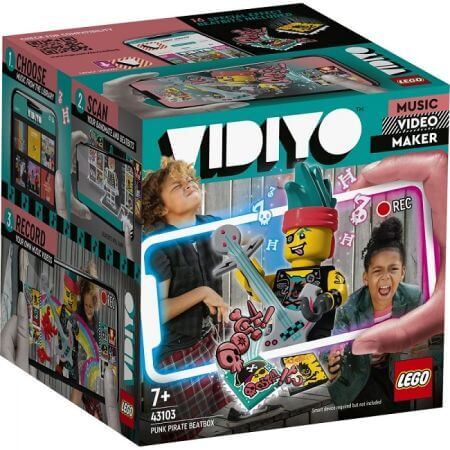 BeatBox Pirat Punk Lego Vidiyo, +7 jaar, 43103, Lego