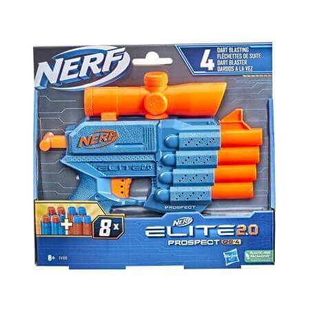 Nerf Blaster Elite 2.0 Prospect QS 4, +8 ans, Hasbro