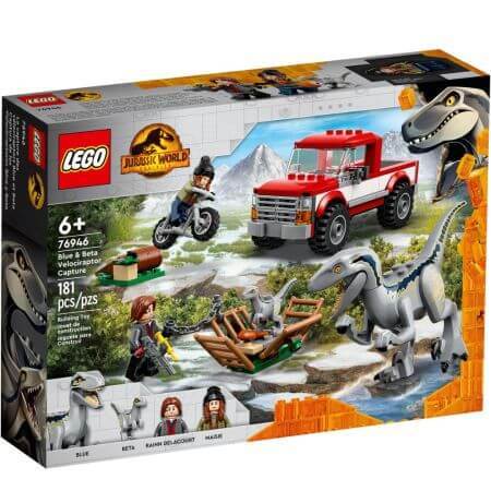 Vang de Velociraptors Blauw en Beta Lego Jurassic World, +6 jaar, 76946, Lego