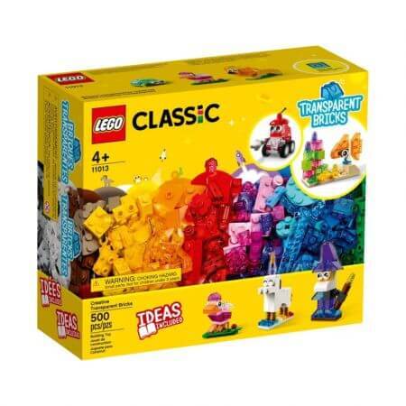 Lego Classic creatieve transparante stenen, 4 jaar +, L11013, Lego