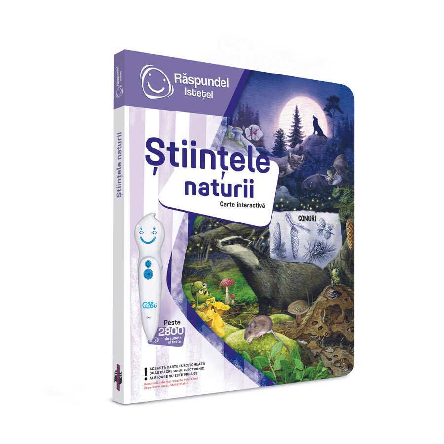 Livre interactif Science de la nature, Aventures dans la nature, Raspundel Istetel