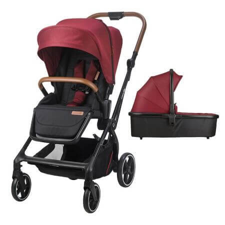 Poussette modulable 2 en 1 Saliara, Cabernet, Coccolle