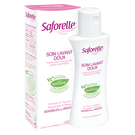 Gel intimo con estratto di bardana Saforelle, 100 ml, Laboratori Iprad