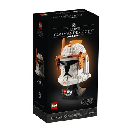 Casque Commander Cody Lego Star Wars, Clone, +18 ans, 75350, Lego