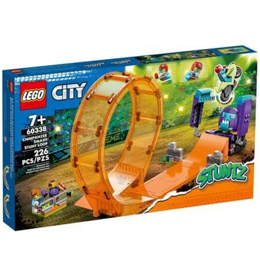 Lego City Stuntz Loop Stunt, +7 jaar, 60338, Lego