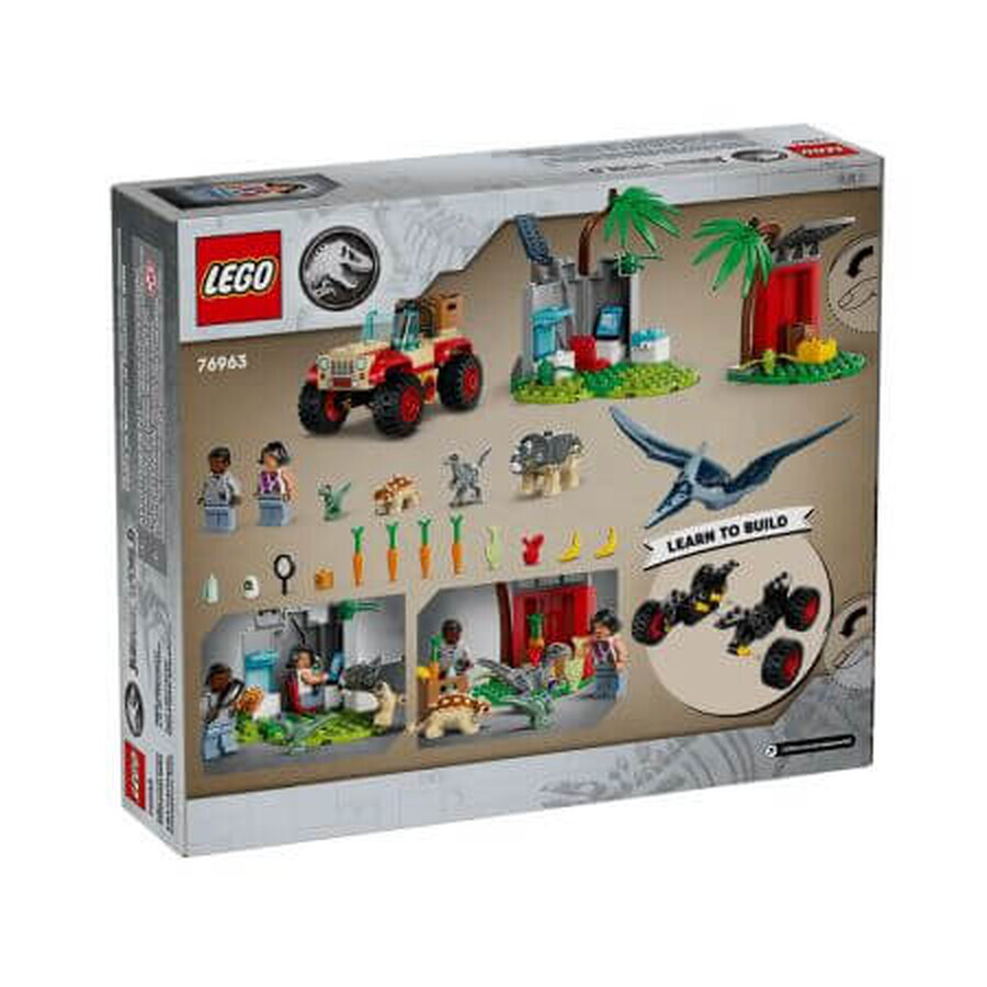 Baby Dinosaurus Reddingscentrum, 4 jaar+, 76963, Lego Jurassic World