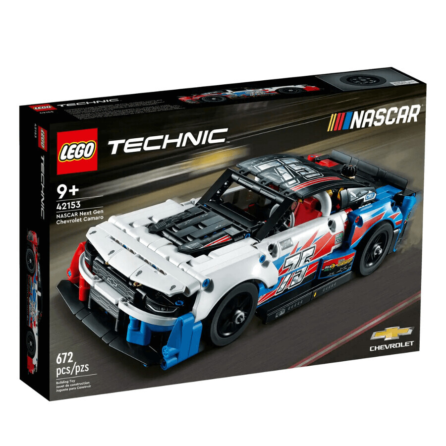 Chevrolet Camaro ZL Lego Technic Nascar Next, +9 jaar, 42153, Lego