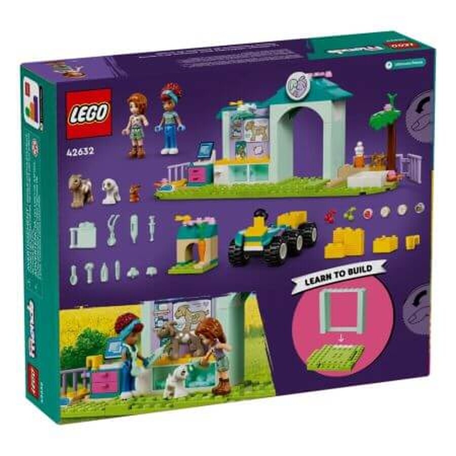 Clinique vétérinaire des animaux de la ferme, 4 ans et +, 42632, Lego Friends