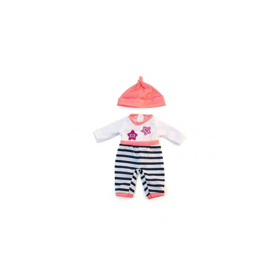 32 cm roze poppenoutfit, Miniland