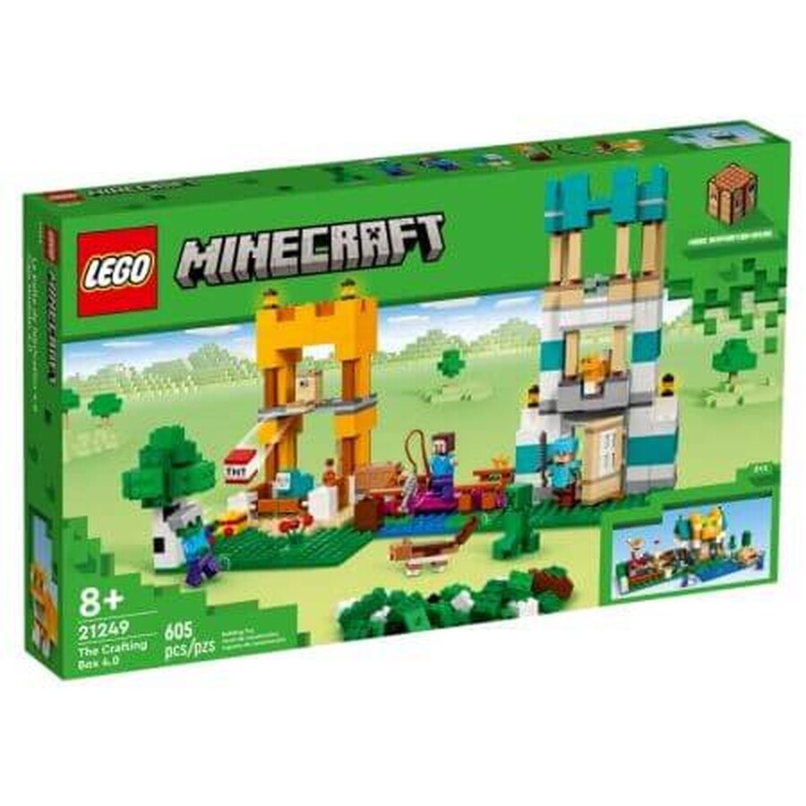 Boîte de travail faite à la main, 8 ans et +, 21249, Lego Minecraft