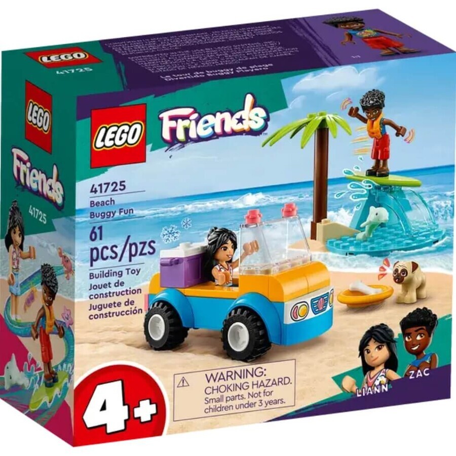 S'amuser à la plage dans le buggy Lego Friends, +4 ans, 41725, Lego