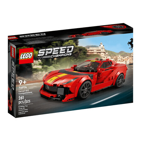 Ferrari 812 Competizione Lego Snelheidskampioenen, 9 jaar+, 76914, Lego