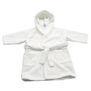 Albornoz Premium, 1-2 años, Blanco, Baltic Bebe