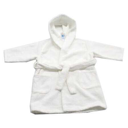 Accappatoio Premium, 2-3 anni, bianco, Baltic Bebe