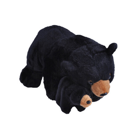 Giocattolo di peluche mamma e bambino, nero, Wild Republic