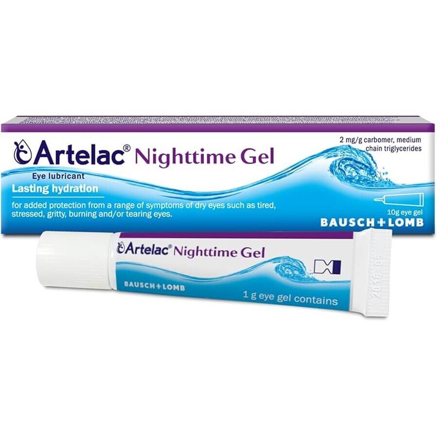 Artelac Nachtoogheelkundige Gel, 10 g, Bausch + Lomb