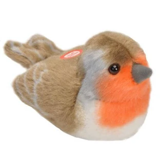 Plush toy Bird with sounds, 17 cm, Macaleandru, Wild Republic