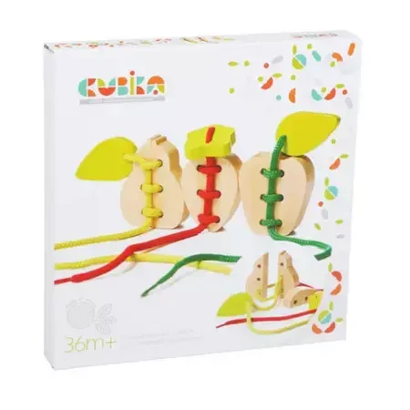 Holzspielzeug, 14811, Obst-Snacking-Spiel, Cubika