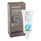 Gel esfoliante per pelli grasse e miste BioActive S Acne, 15 ml, Pellamar