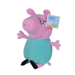 Plush toy, 37 cm, Daddy Pig, Peppa Pig