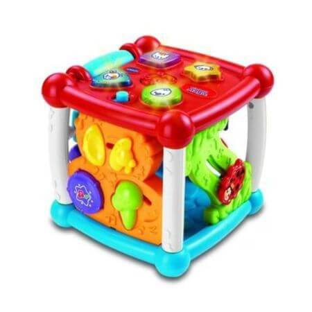 Jouet interactif Magic Cube en roumain, 6-36 mois, Vtech Learn Through Play