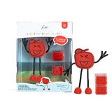 Juguete sensorial luminoso Sammy Glo Pal, 3 años+, Rojo, Glo Pals